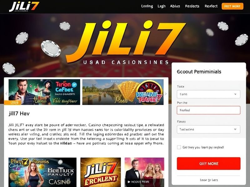 Welcome to jili7login.com, your premier online casino destination. Enjoy a wide range of gambling games, live betting, slot machines, and exclusive promotions. Join now and start playing!